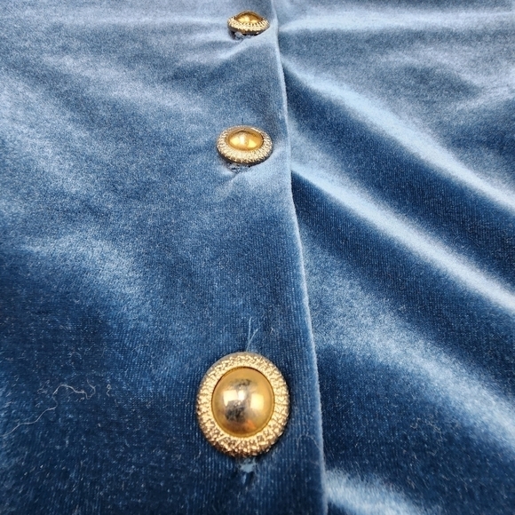 Diane Von Furstenberg The Color Authority Velvet Dress/Cardigan Set Size Large - Picture 9 of 13